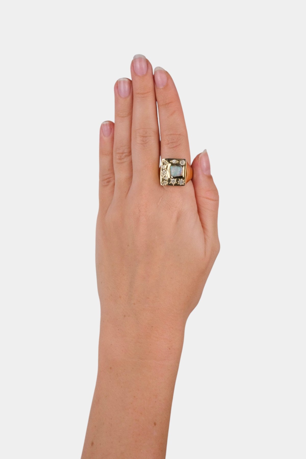 Stereo Sound Signet Ring