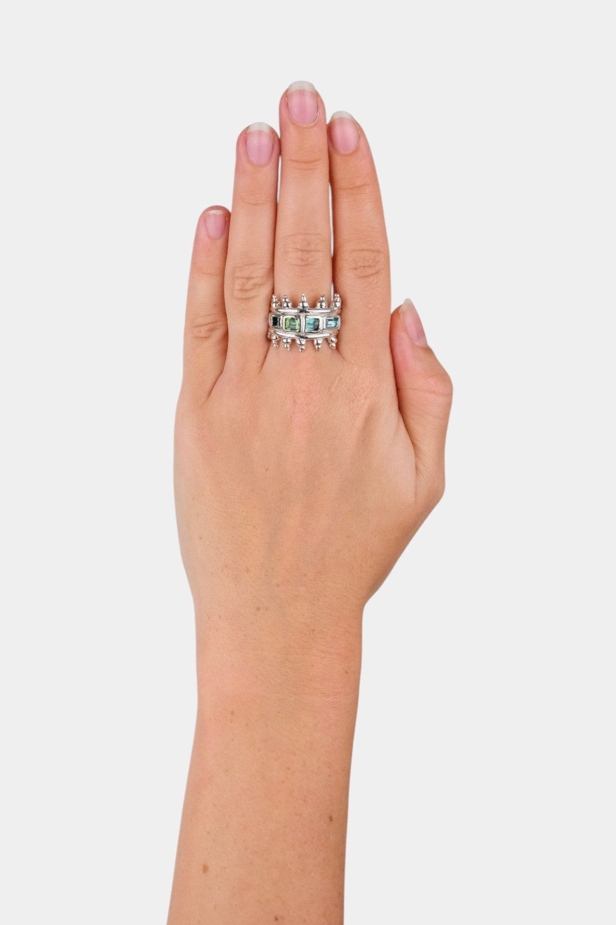 Burlap & Satin Ring