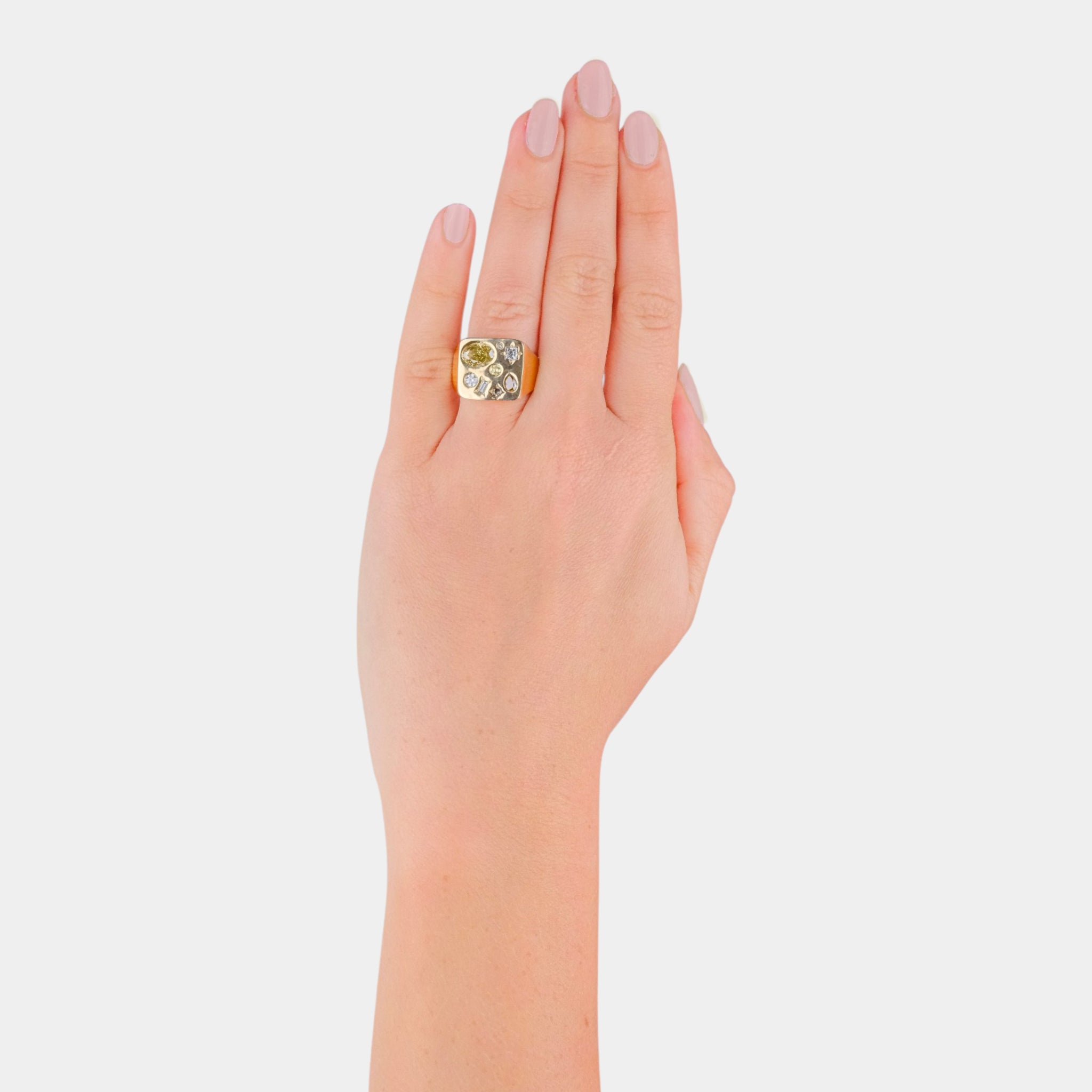 Like Confetti Signet Ring