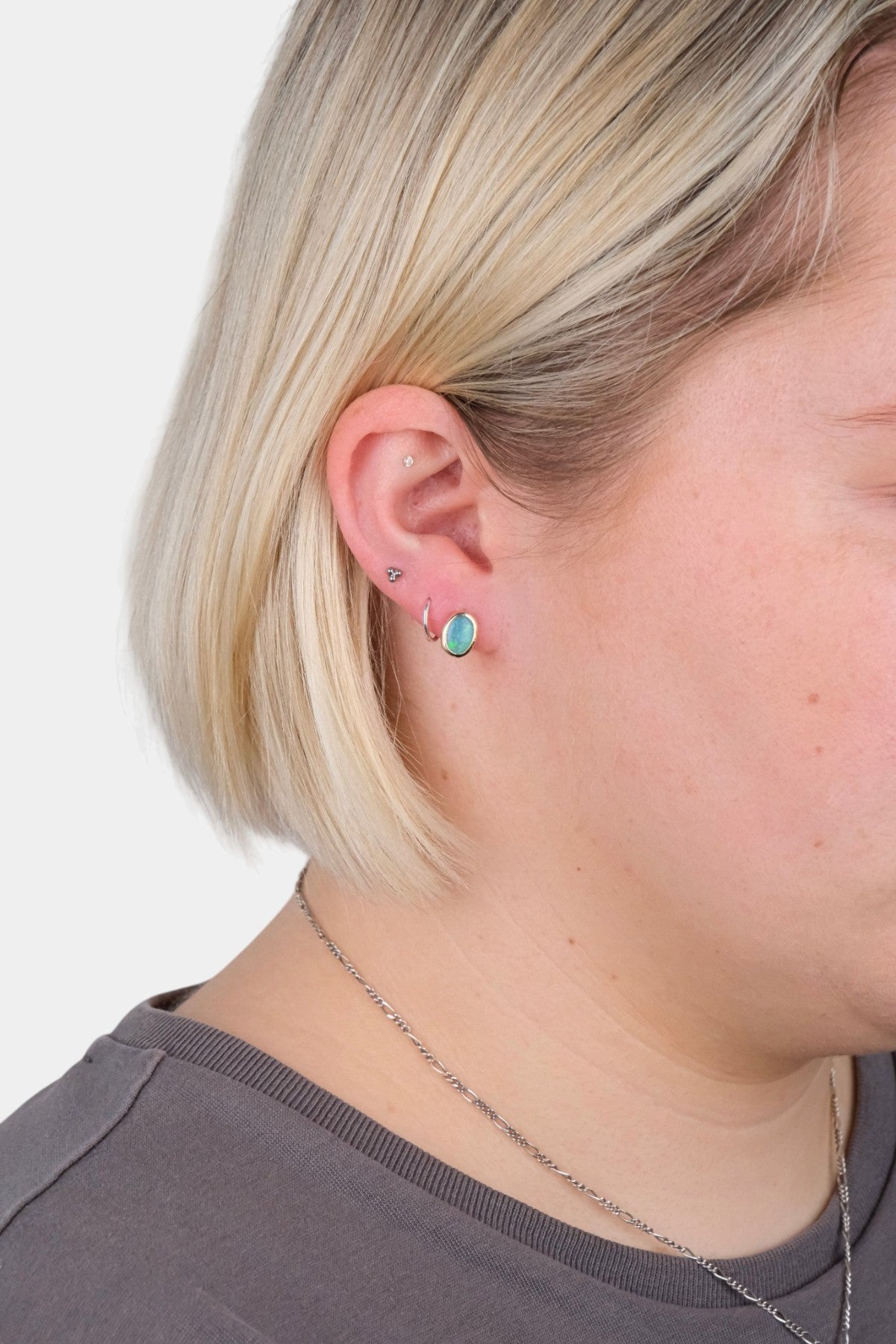 Bite Sized Opal Stud