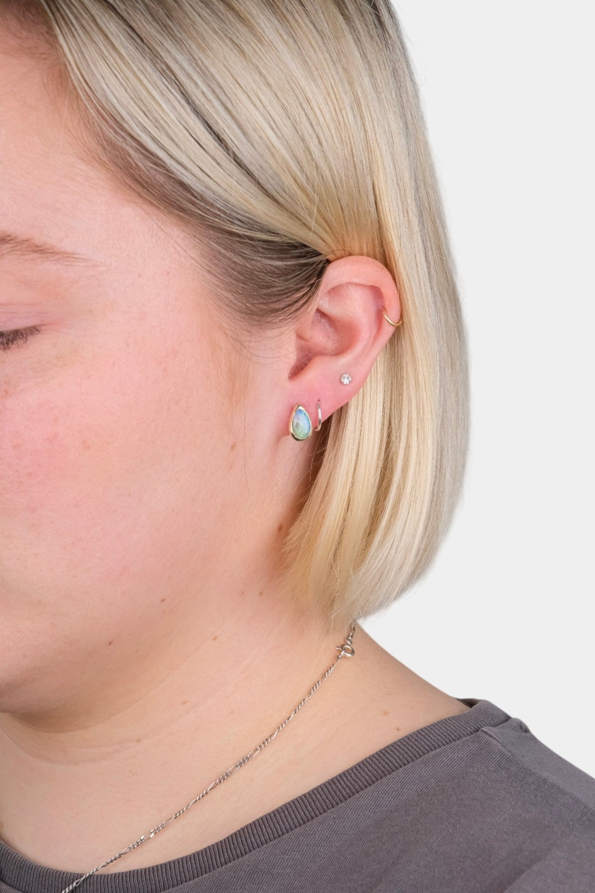 Starting Line Opal Stud