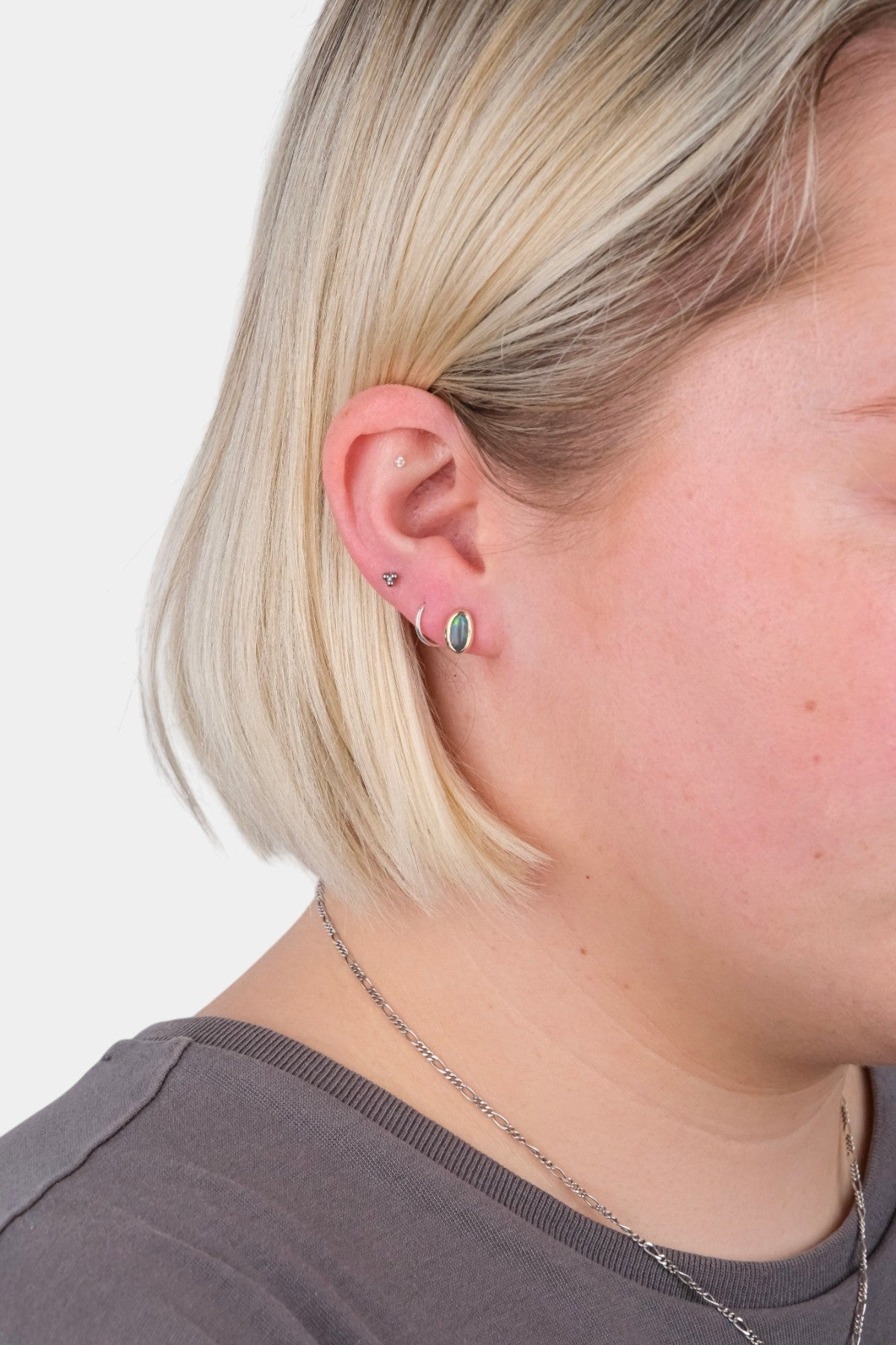 Lone Wolf Opal Stud