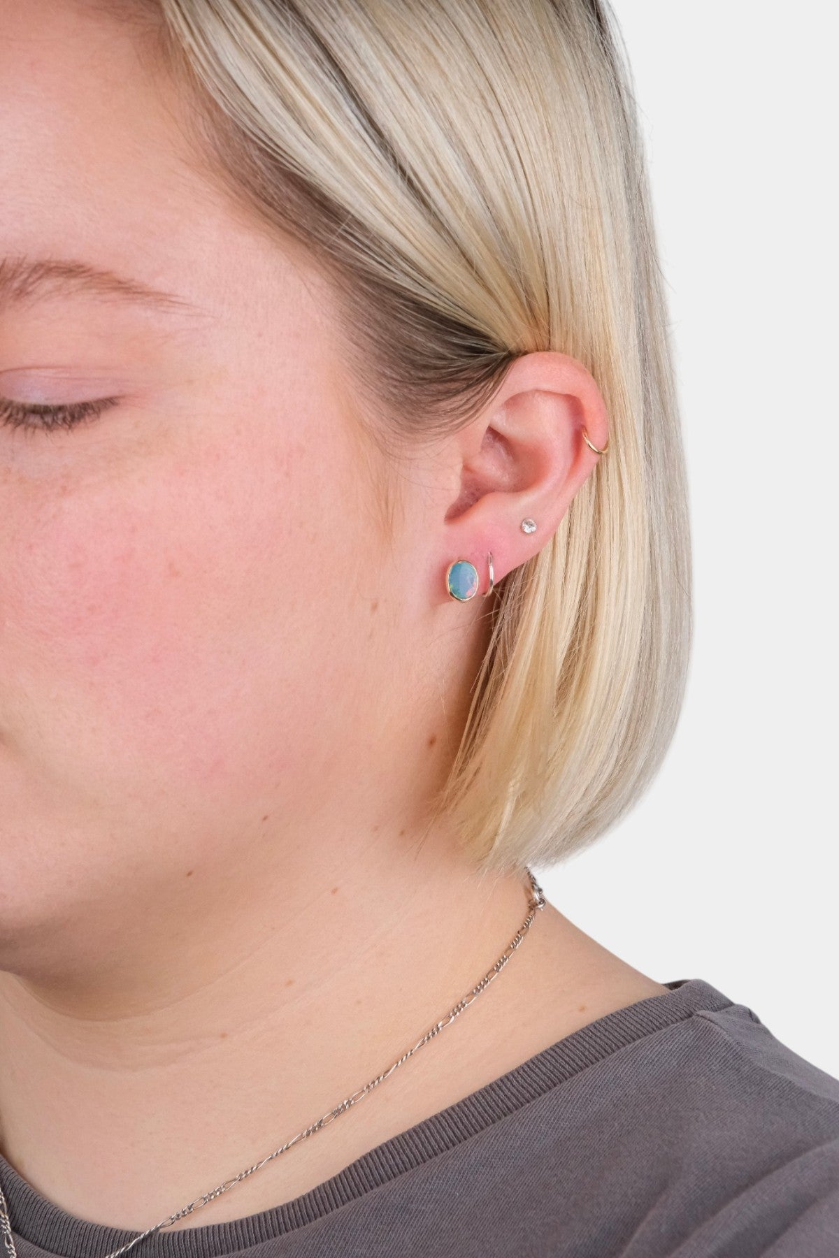 Independent Woman Opal Stud