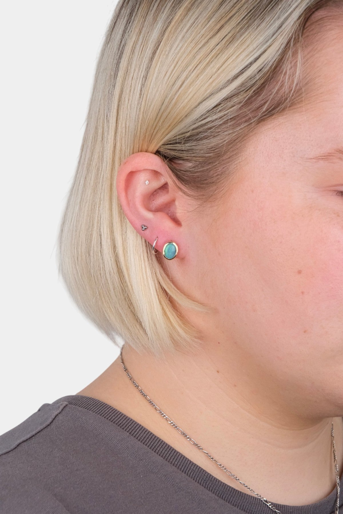 Upper Hand Opal Stud