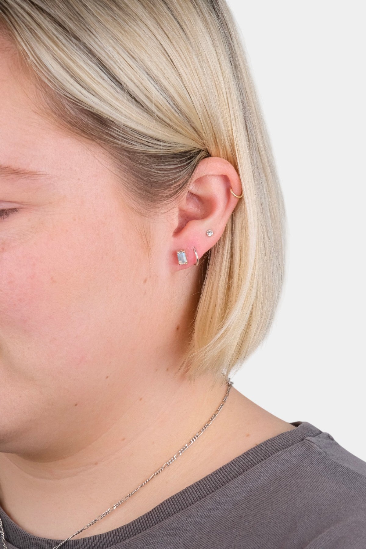 Recluse Moonstone Stud