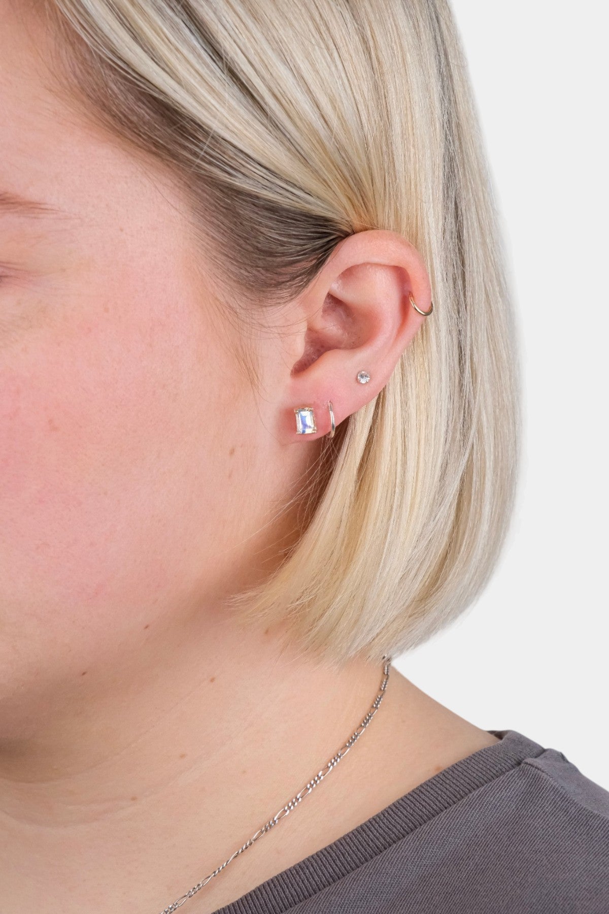 Stand Apart Moonstone Stud