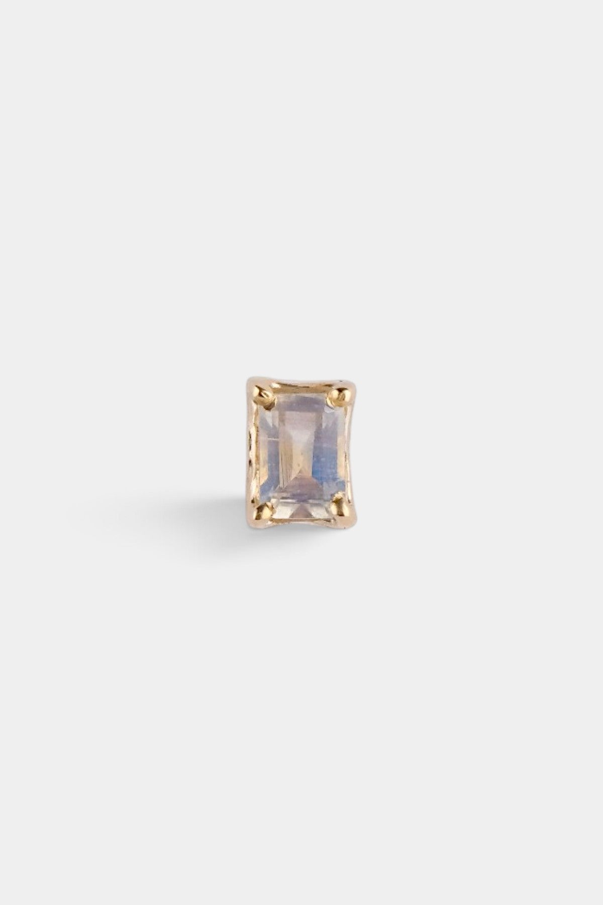 Desert Island Moonstone Stud