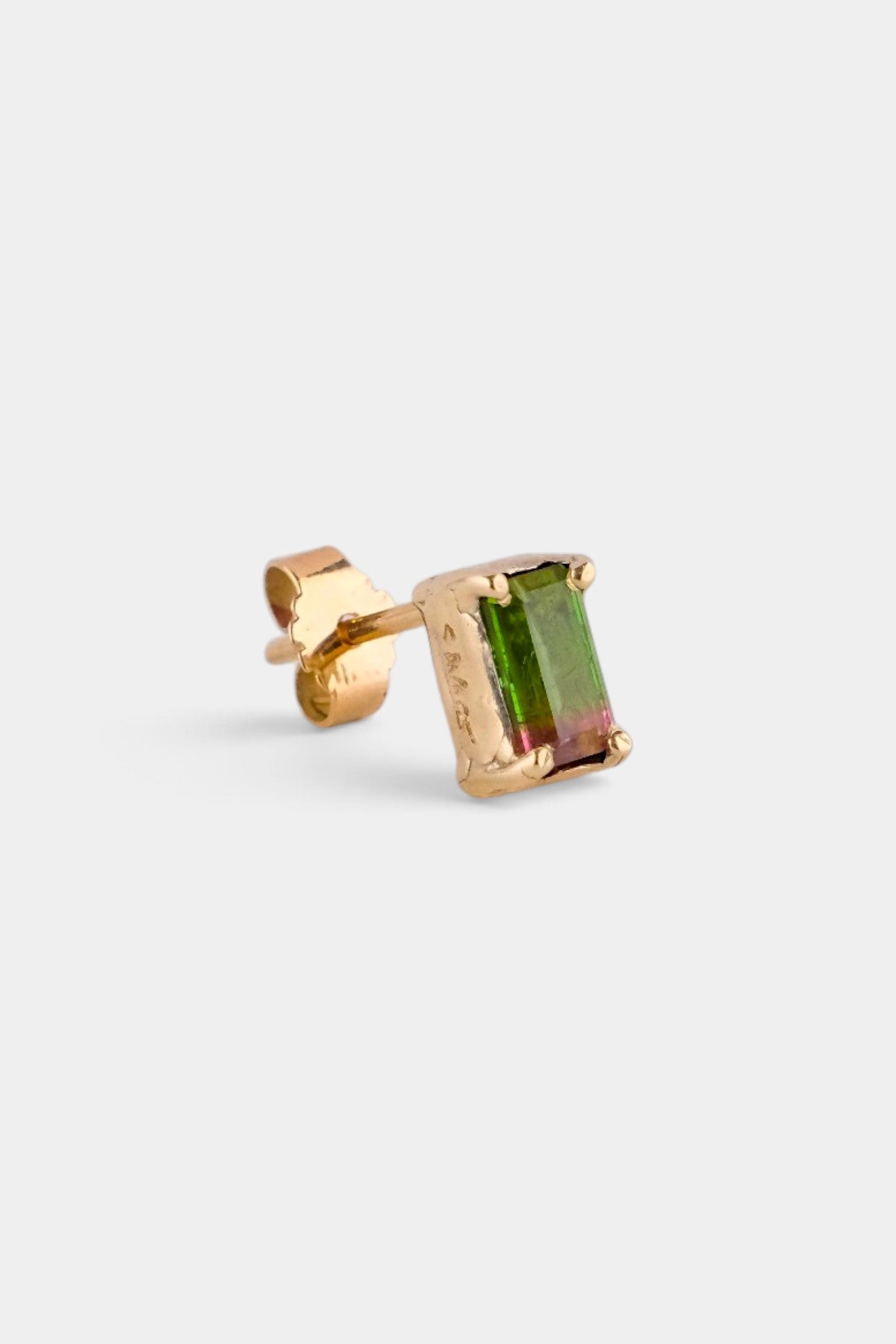Omega Man Tourmaline Stud