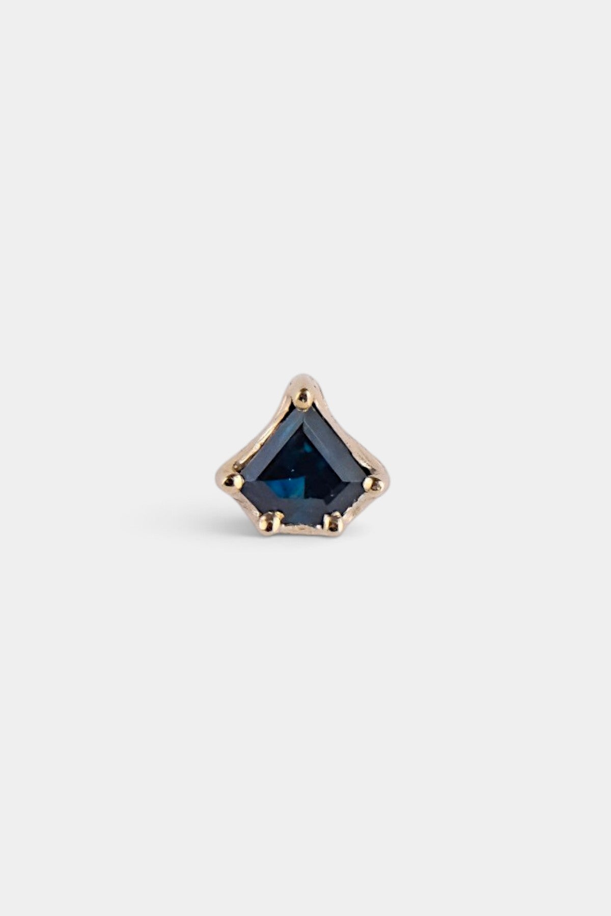 Single File Emerald Stud