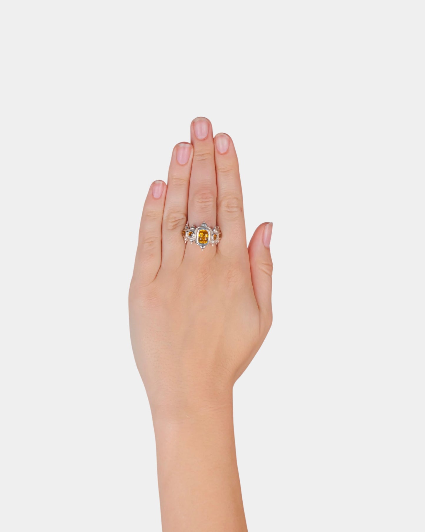 Ginger Snap Crown Ring