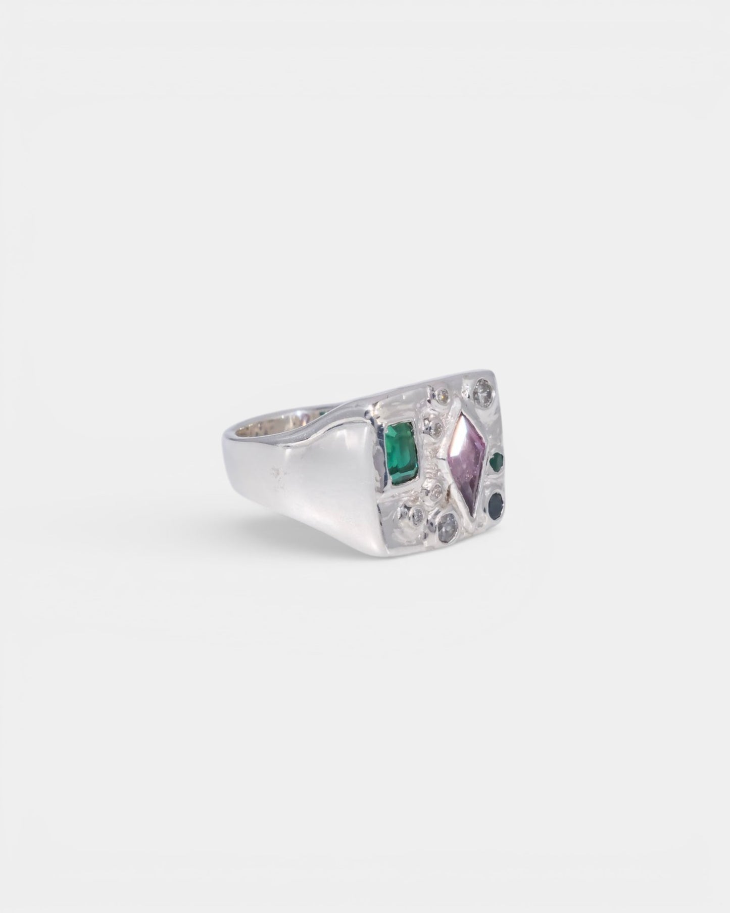 Space Age Signet Ring