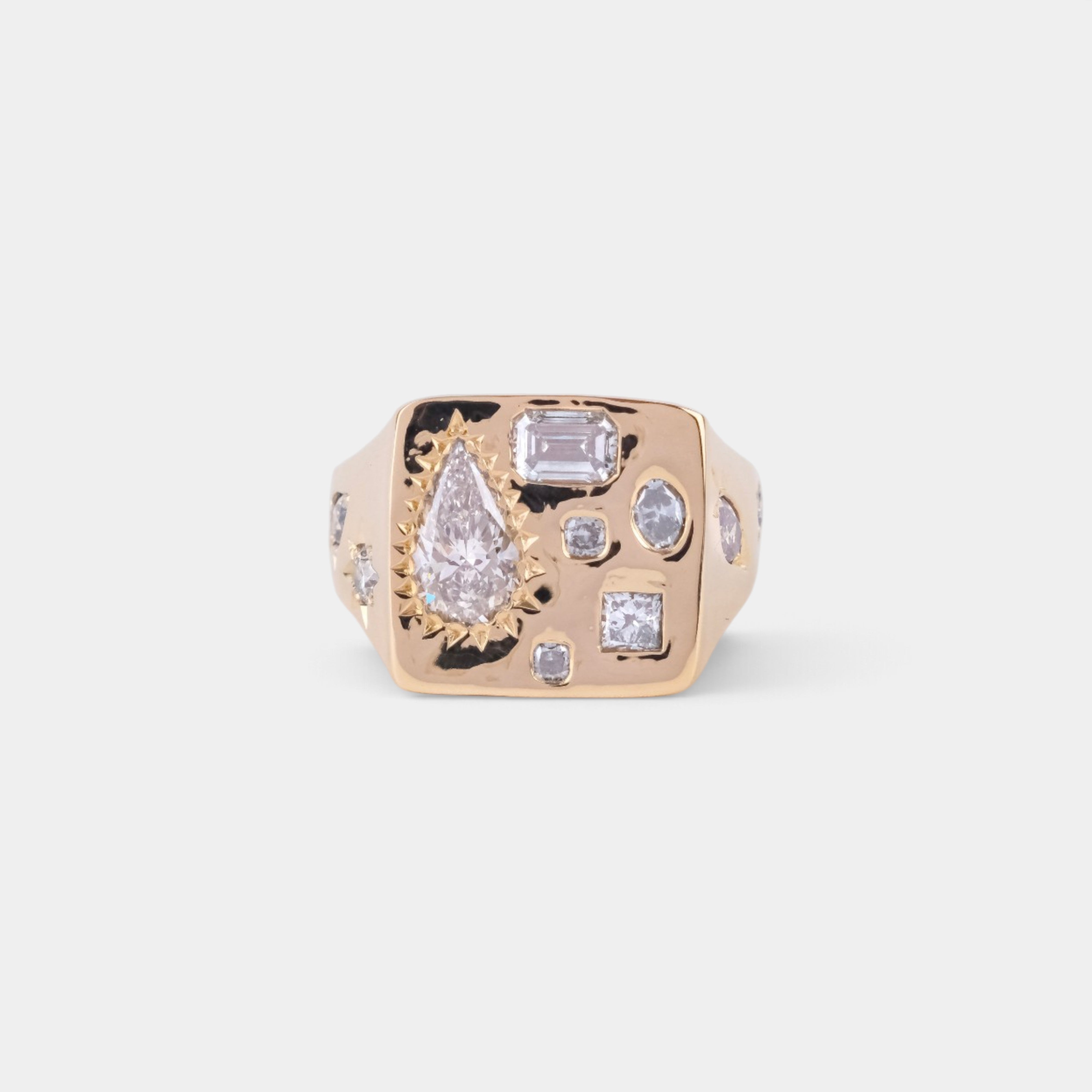 Spaced Out Signet Ring