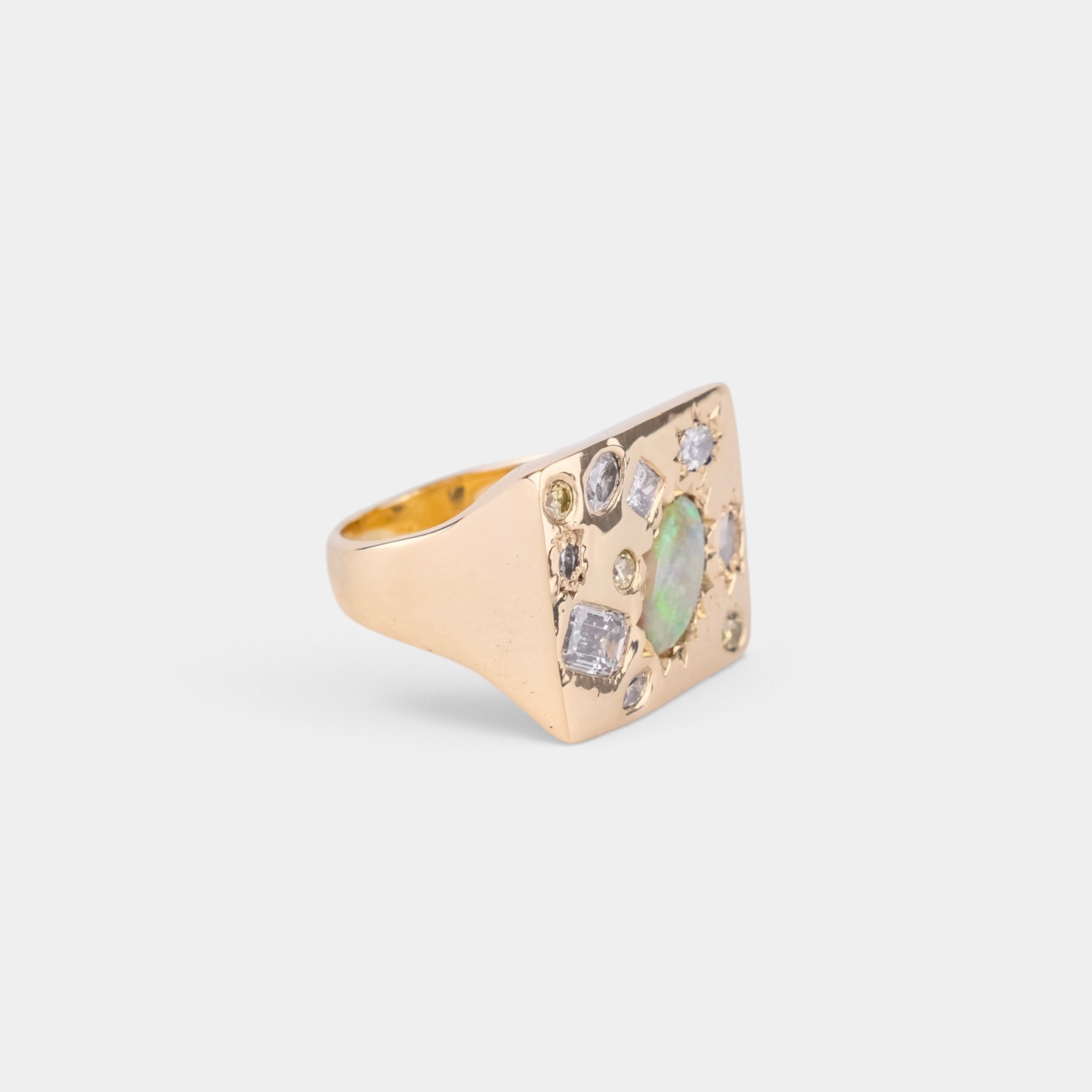 Native Garden Signet Ring