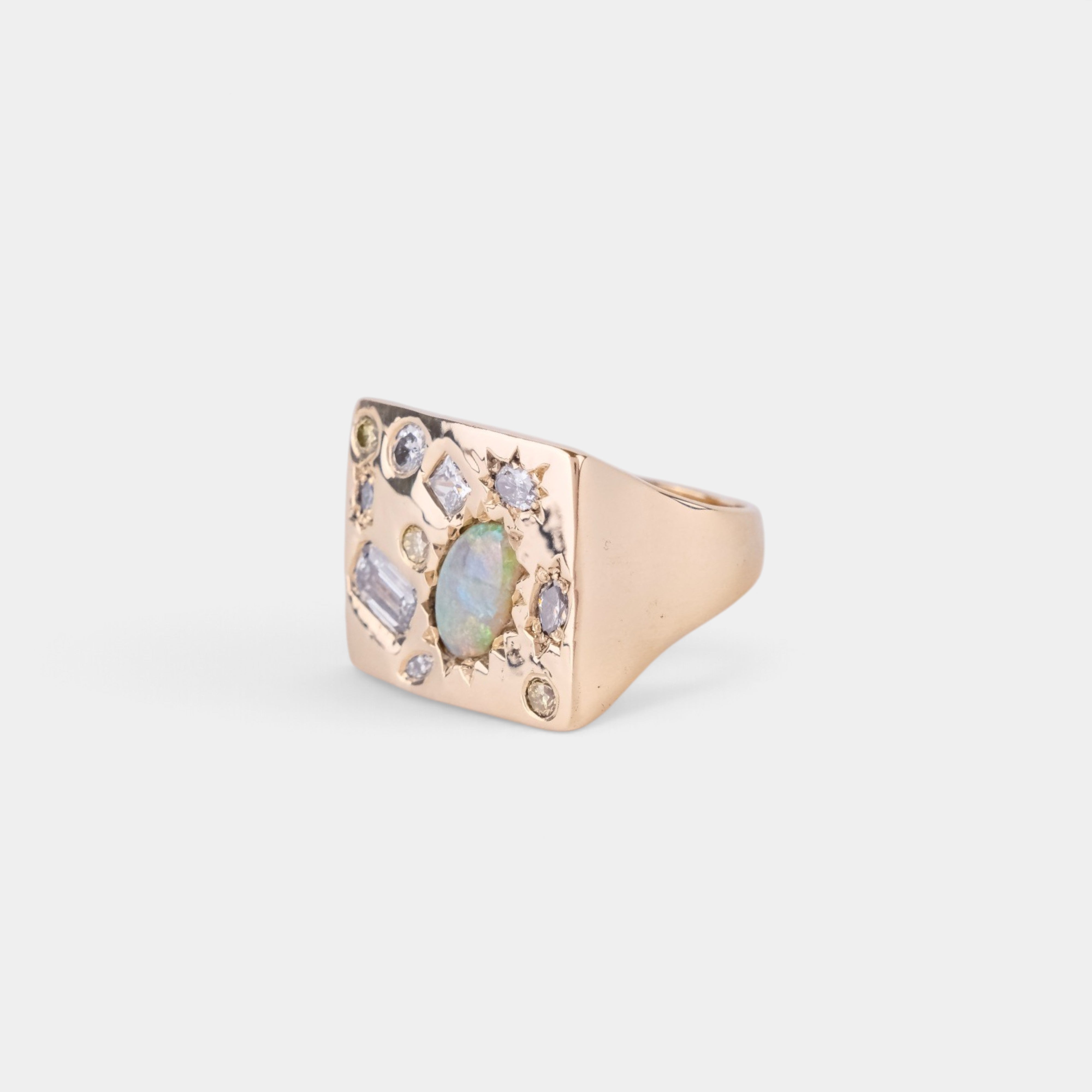 Native Garden Signet Ring