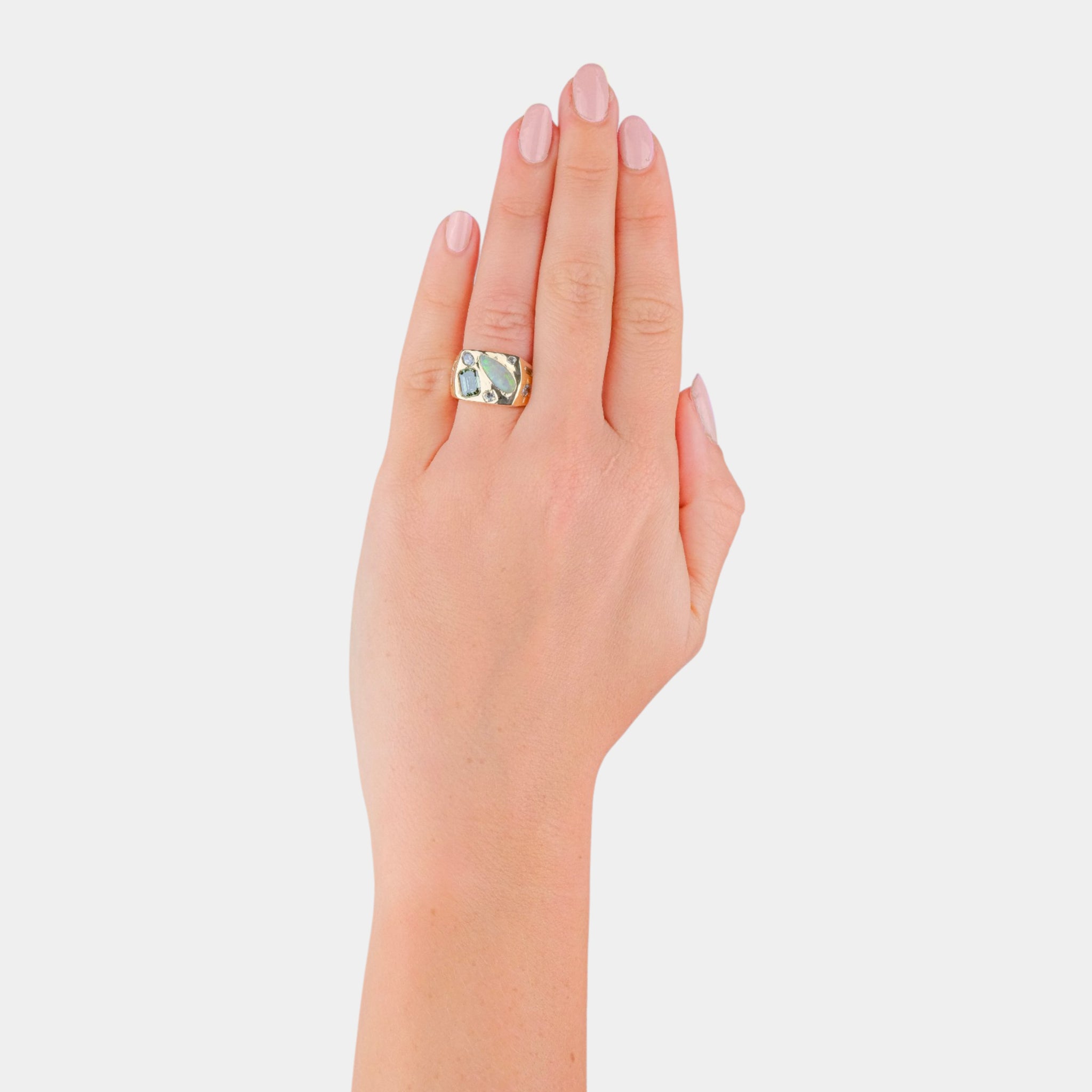 Diving Deep Signet Ring