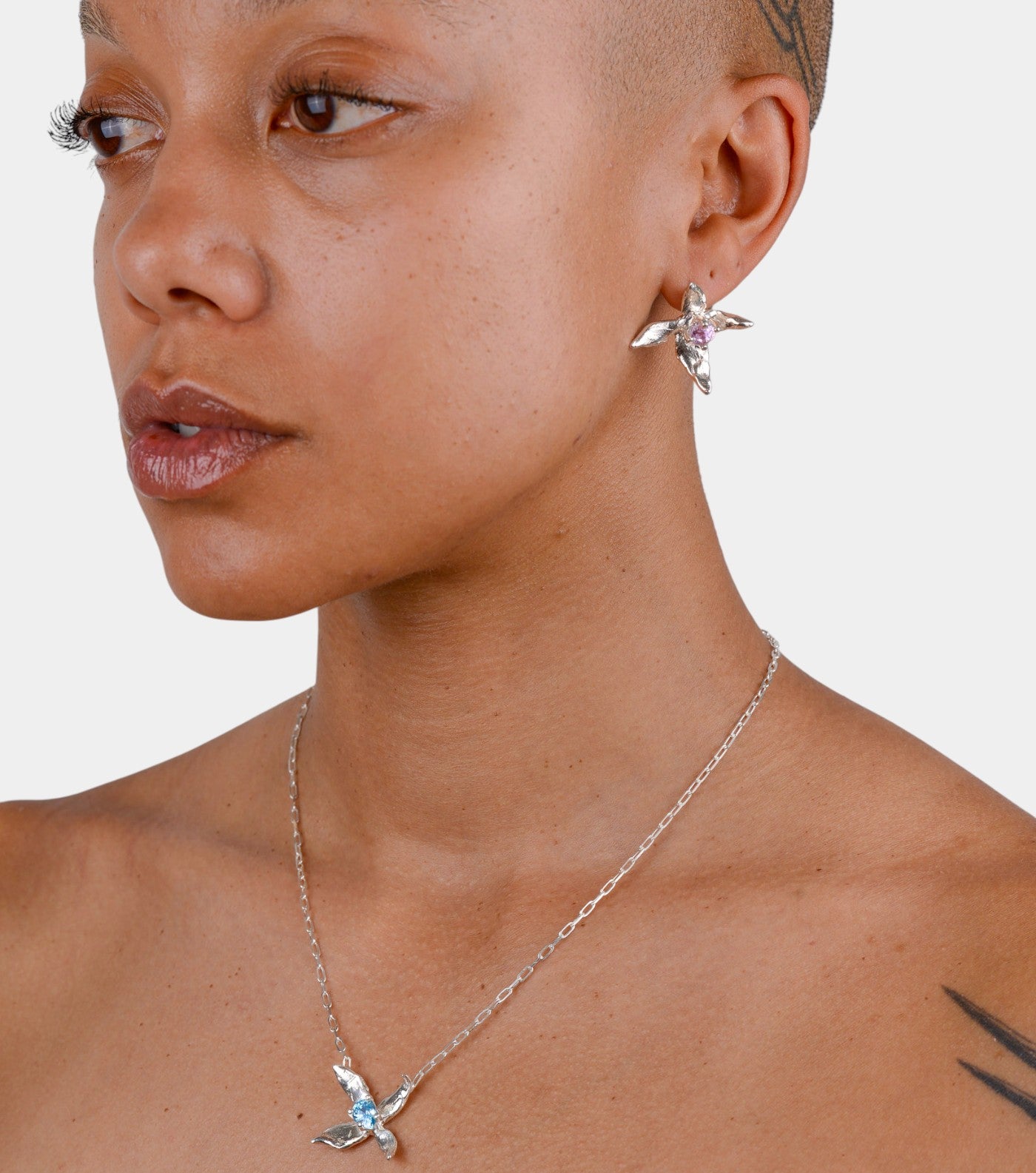 Orchid Studs