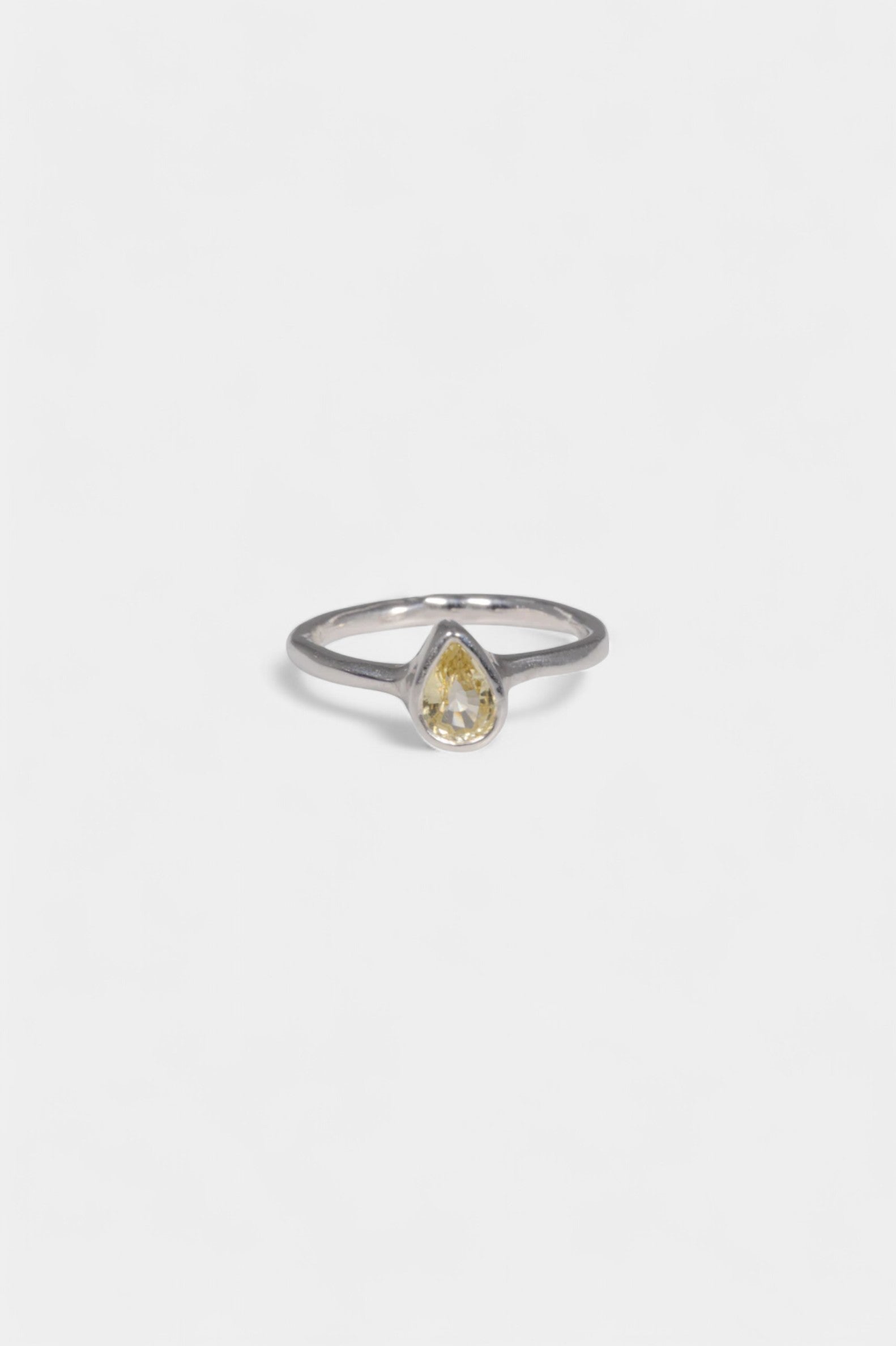 Sapphire Droplet Ring No.22