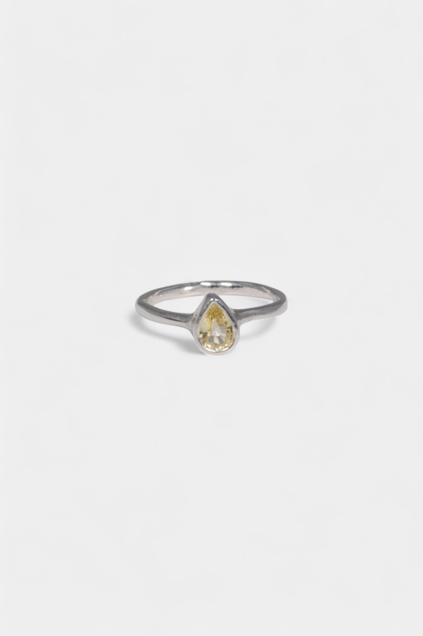 Sapphire Droplet Ring No.22