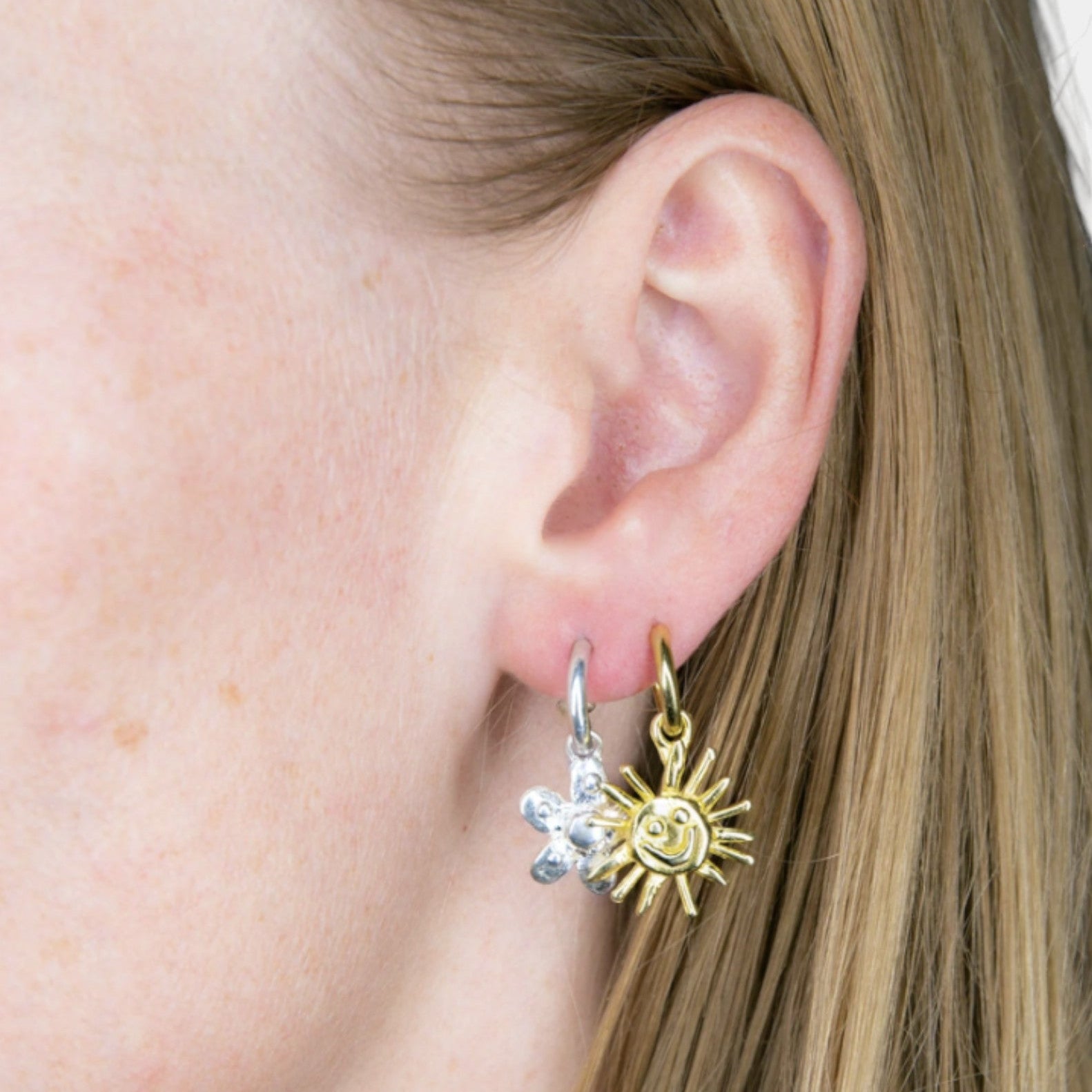 Build Your Own Charm Hoop Studs