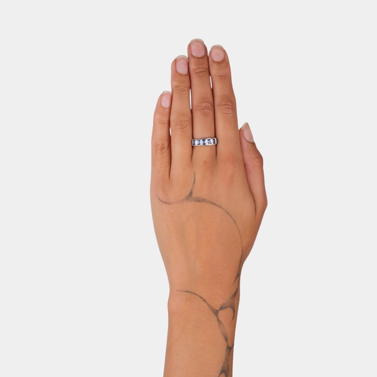 Blue Tanzanite Stacker Band