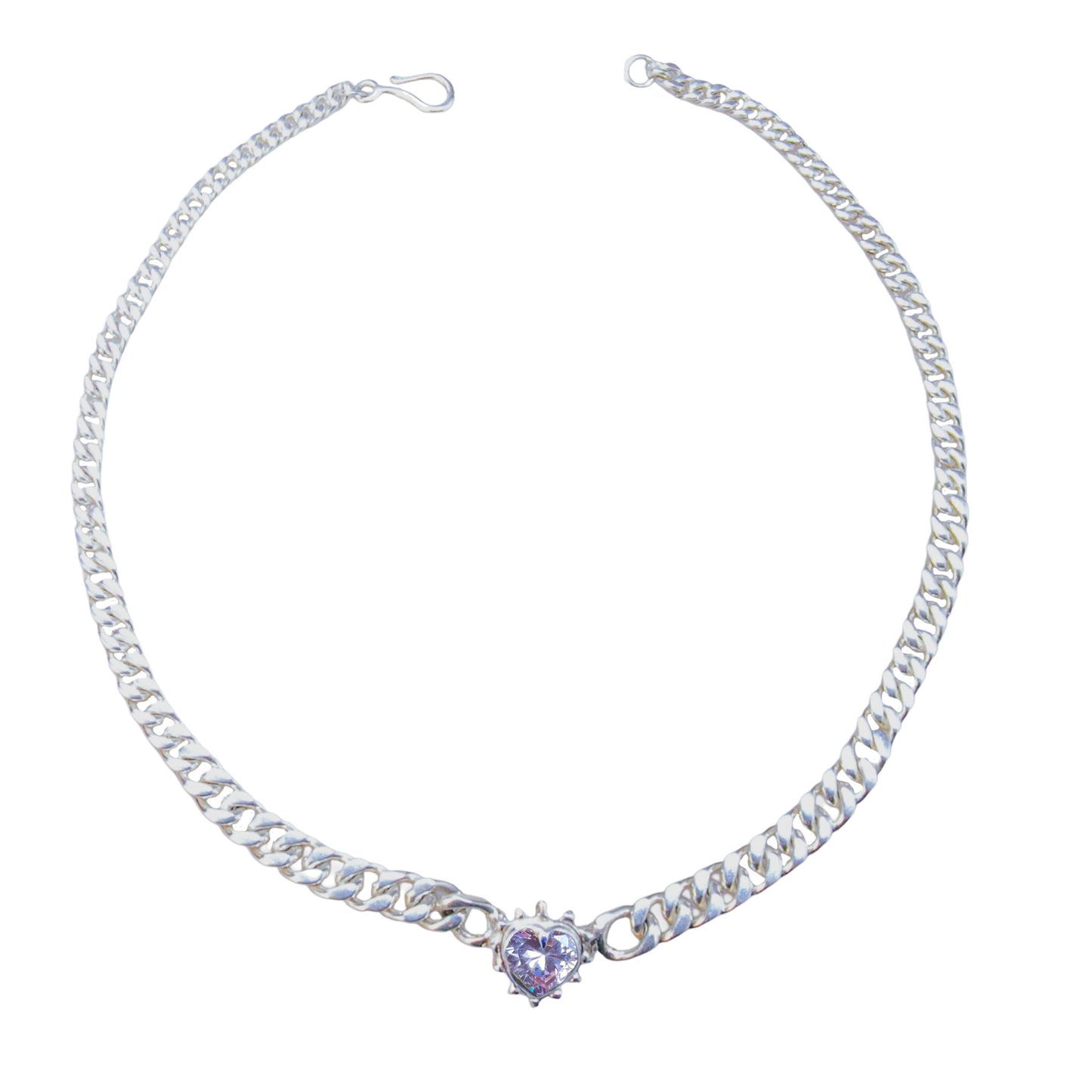 Limited Edition Lilac Chained Heart Necklace