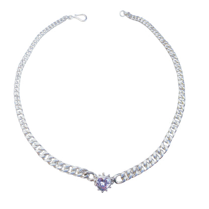 Limited Edition Lilac Chained Heart Necklace
