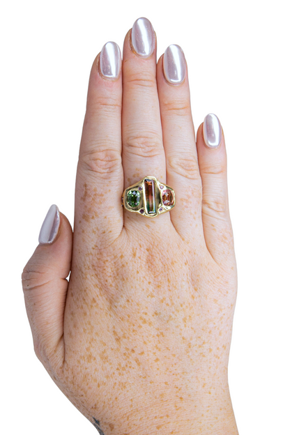Watermelon Wedge Ring