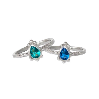 Jewel Droplet Ring