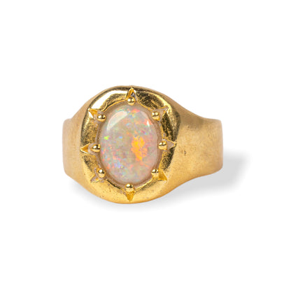Opal Star Signet