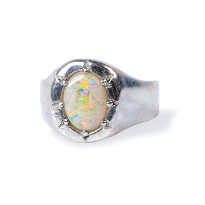 Opal Star Signet