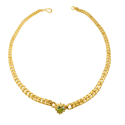 Limited Edition Lime Chained Heart Necklace