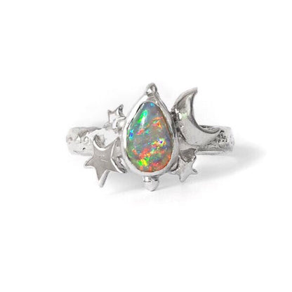 Milky Way Opal Ring