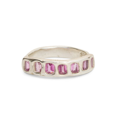 Pink Sapphire Stacker Band