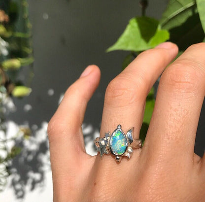 Milky Way Opal Ring