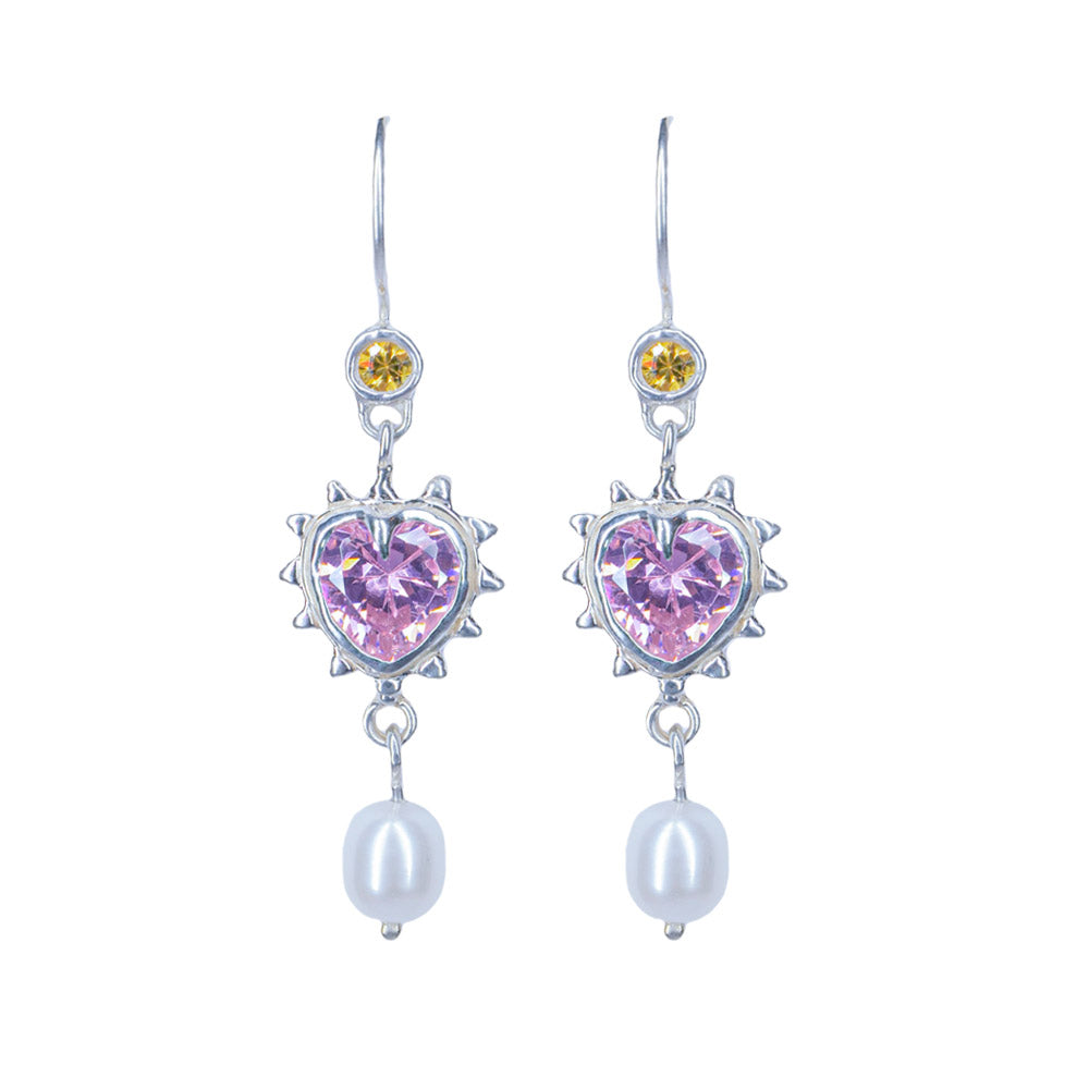 Limited Edition Pink I Love Pearls Earrings