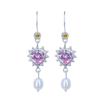 Limited Edition Pink I Love Pearls Earrings